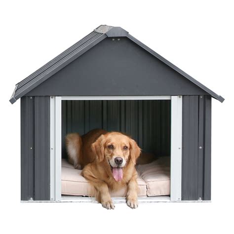 large metal dog house|waterproof metal dog house.